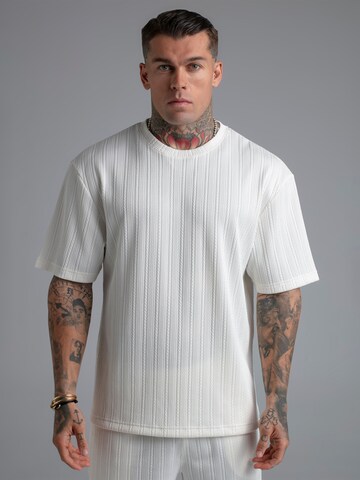 Maglietta di SikSilk in beige: frontale