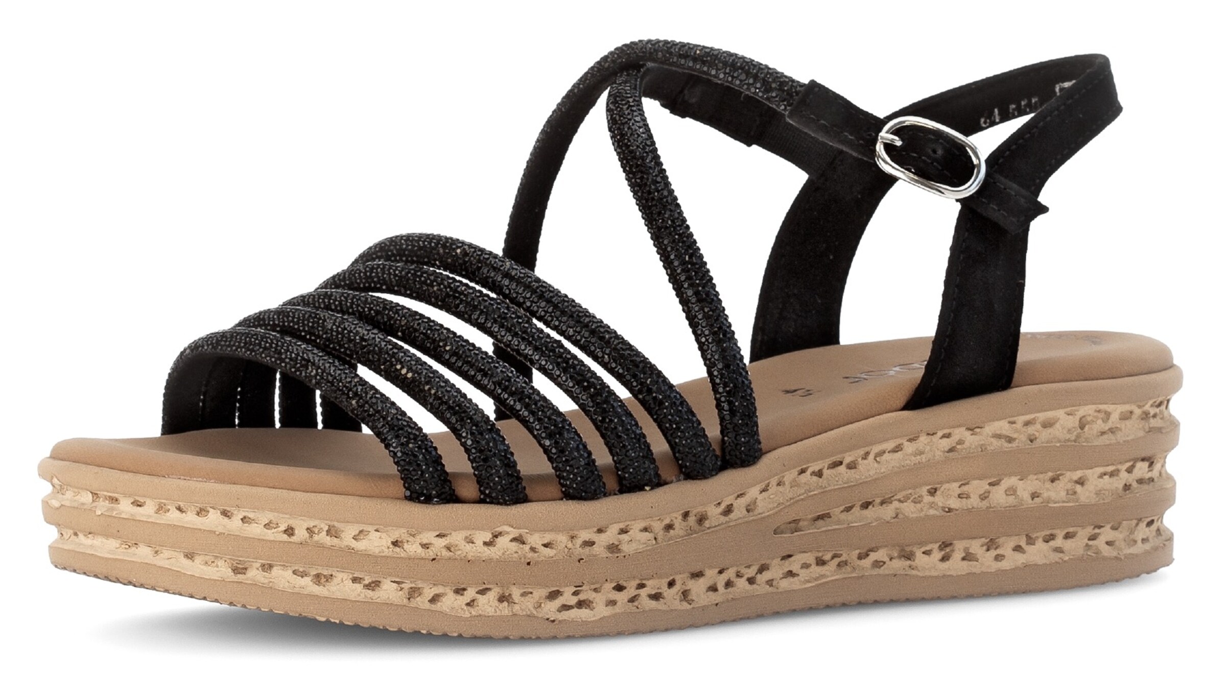 Sandalo di GABOR in nero: frontale