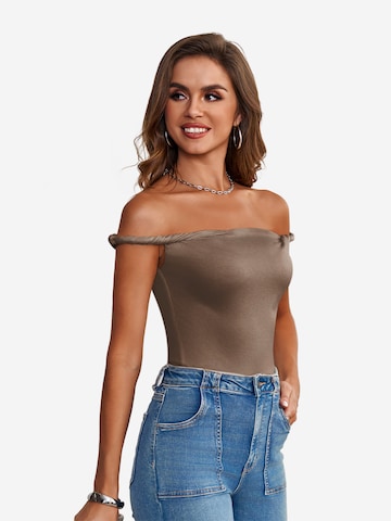 Imily Bela - Top en marrón