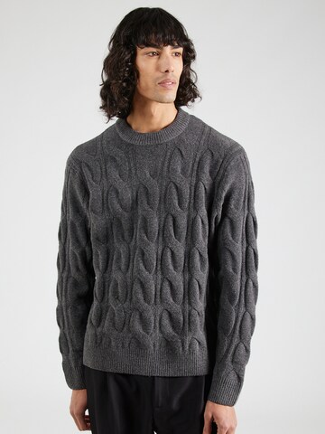 pilka JACK & JONES Megztinis 'JORHENRY': priekis