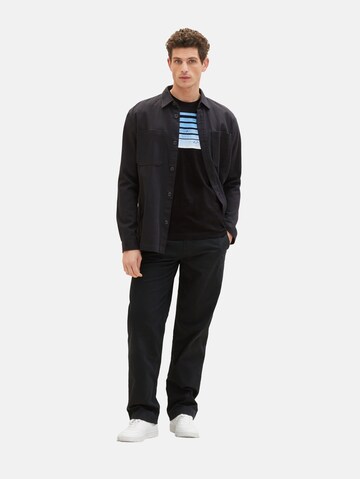 TOM TAILOR T-Shirt in Schwarz