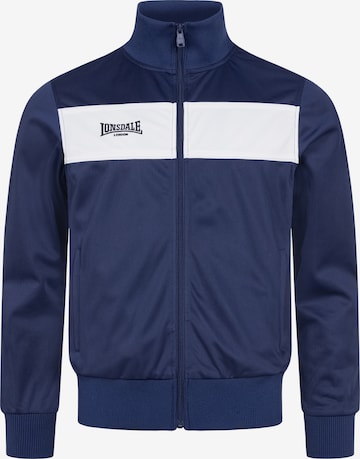 LONSDALE Суичъри с качулка в синьо: отпред