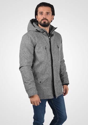 INDICODE JEANS Winterparka 'Scipio' in Grijs: voorkant