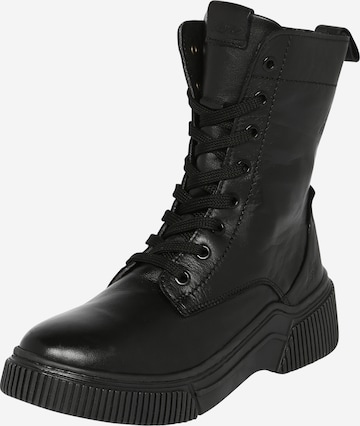 Libelle Lace-Up Ankle Boots 'L821' in Black: front