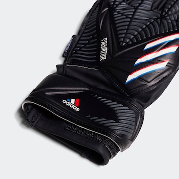 ADIDAS PERFORMANCE Urheilukäsineet 'Predator Match Fingersave Goalkeeper' värissä musta