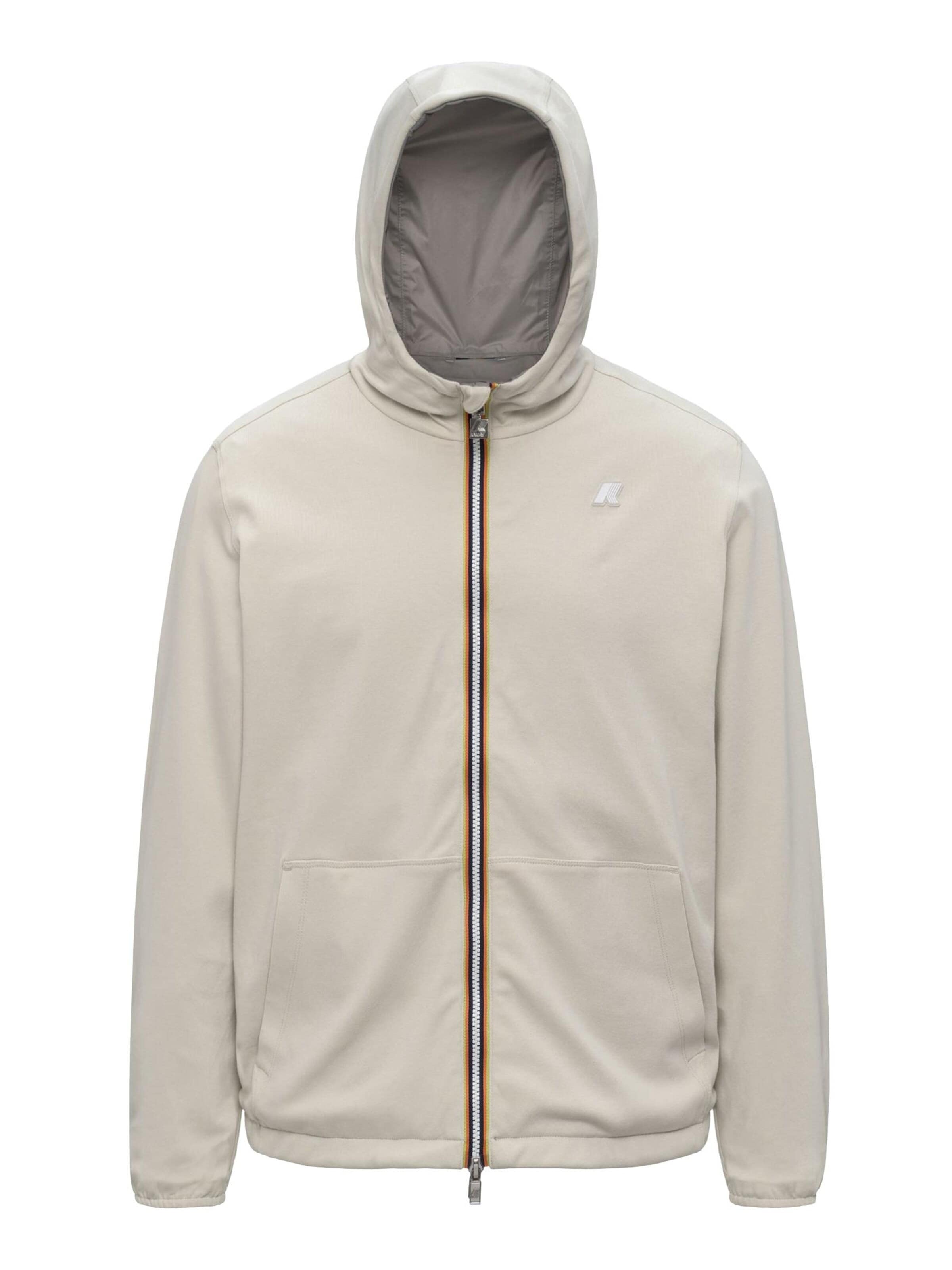 K-Way - Chaqueta de entretiempo 'K-WAY JAKE DOUBLE INTERLOCK GIUBBINO' en beige: frente