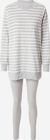 SCHIESSER Pajama in Grey: front