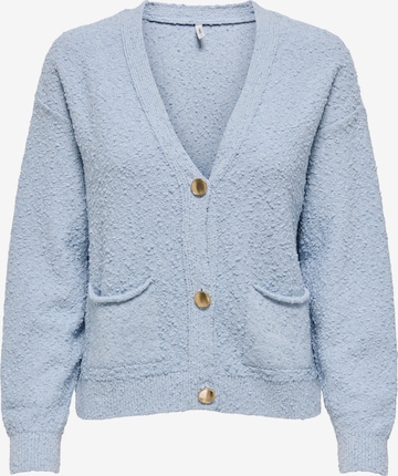 Cardigan 'ONLALVILDA' ONLY en bleu : devant