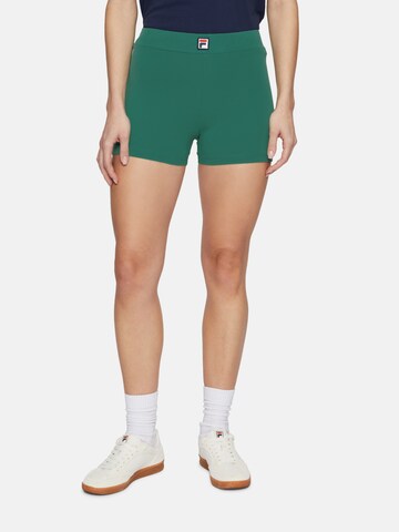 FILA Slimfit Spodnie 'LIMES ' w kolorze zielony: przód