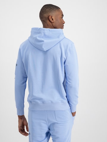 Felpa 'X-Fit' di ALPHA INDUSTRIES in blu