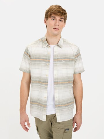 CAMEL ACTIVE Regular fit Button Up Shirt in Beige: front
