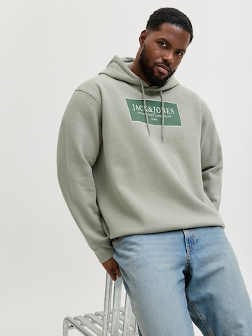 Jack & Jones Plus Sweatshirt 'JORGREENE' in Green