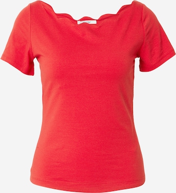 T-shirt 'Charlotta' ABOUT YOU en rouge : devant