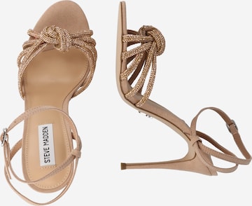 STEVE MADDEN Strap sandal 'Bedazzle' in Gold