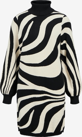 OBJECT Knit dress 'OBJRay' in Black: front