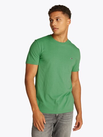 T-Shirt 'JASPE' Tommy Jeans en vert : devant