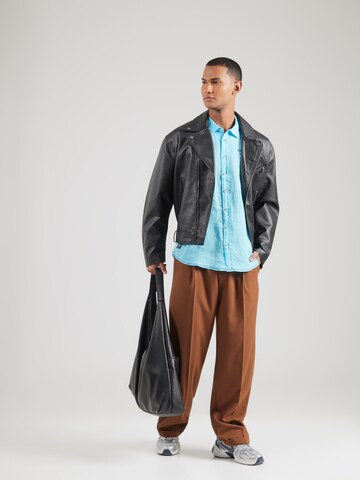 CAMP DAVID - Ajuste confortable Camisa en azul