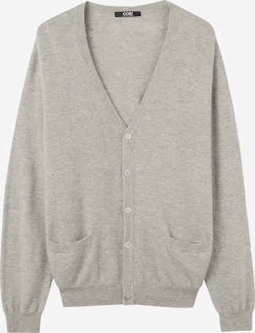 GOBI Cashmere Strickjacke in Grau: Vorderseite