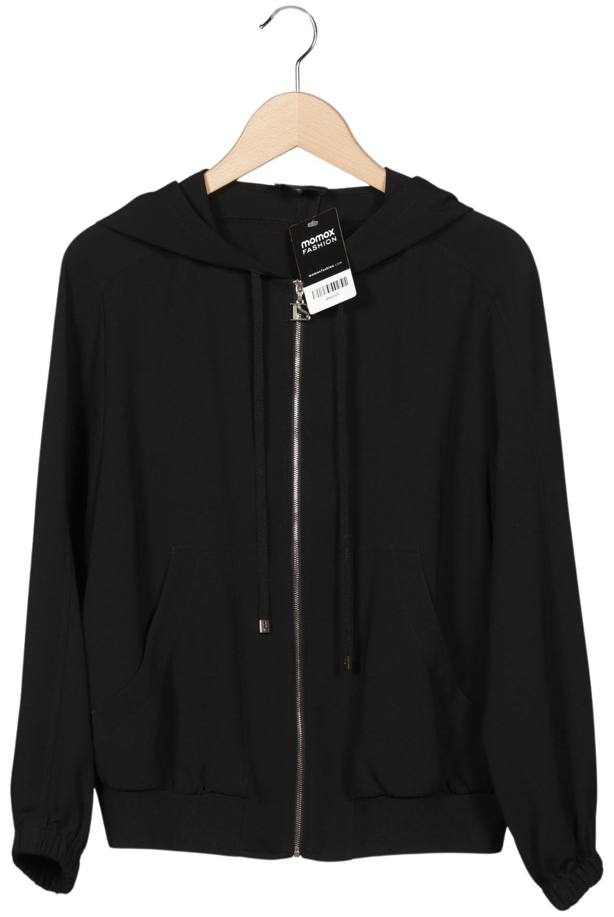 Luisa Spagnoli Kapuzenpullover M in Schwarz: Vorderseite