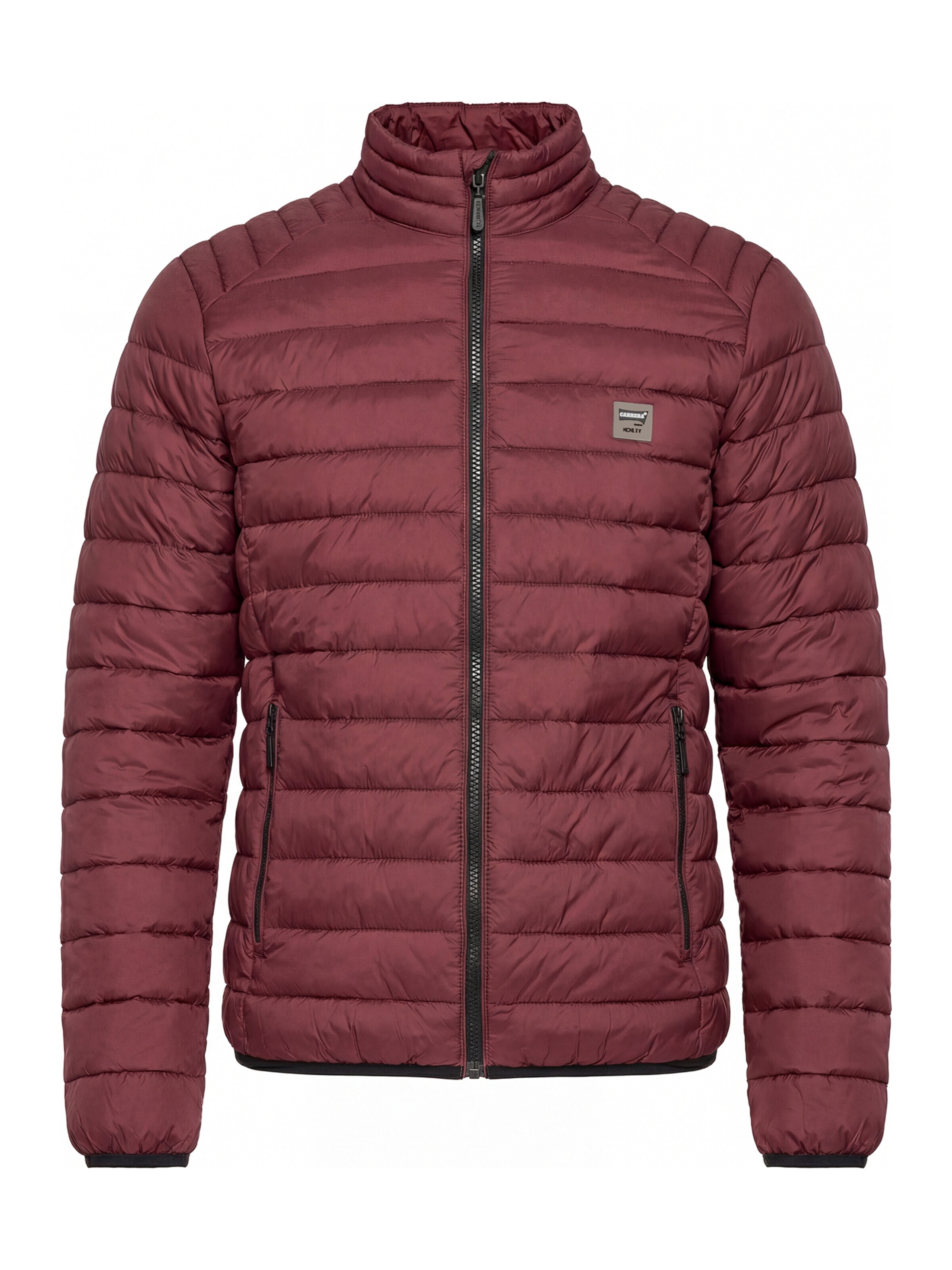 Carrera Jeans Outdoorjacke 'Upright-Collar'‌‌‌‌‌‌‌ in Rot: Vorderseite