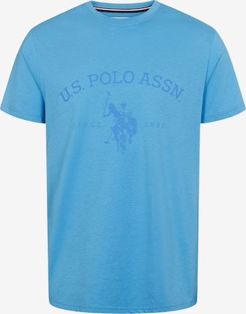 U.S. POLO ASSN. Shirt 'Archibald' in Blauw: voorkant