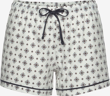 s.Oliver Pajama Pants in White: front