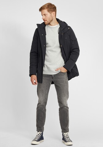 INDICODE JEANS Winter Jacket 'Rader' in Black