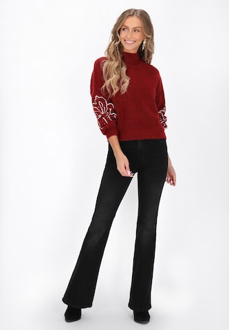 IZIA Pullover in Rot