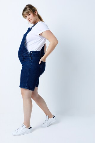 Ulla Popken Loose fit Jean Overalls in Blue