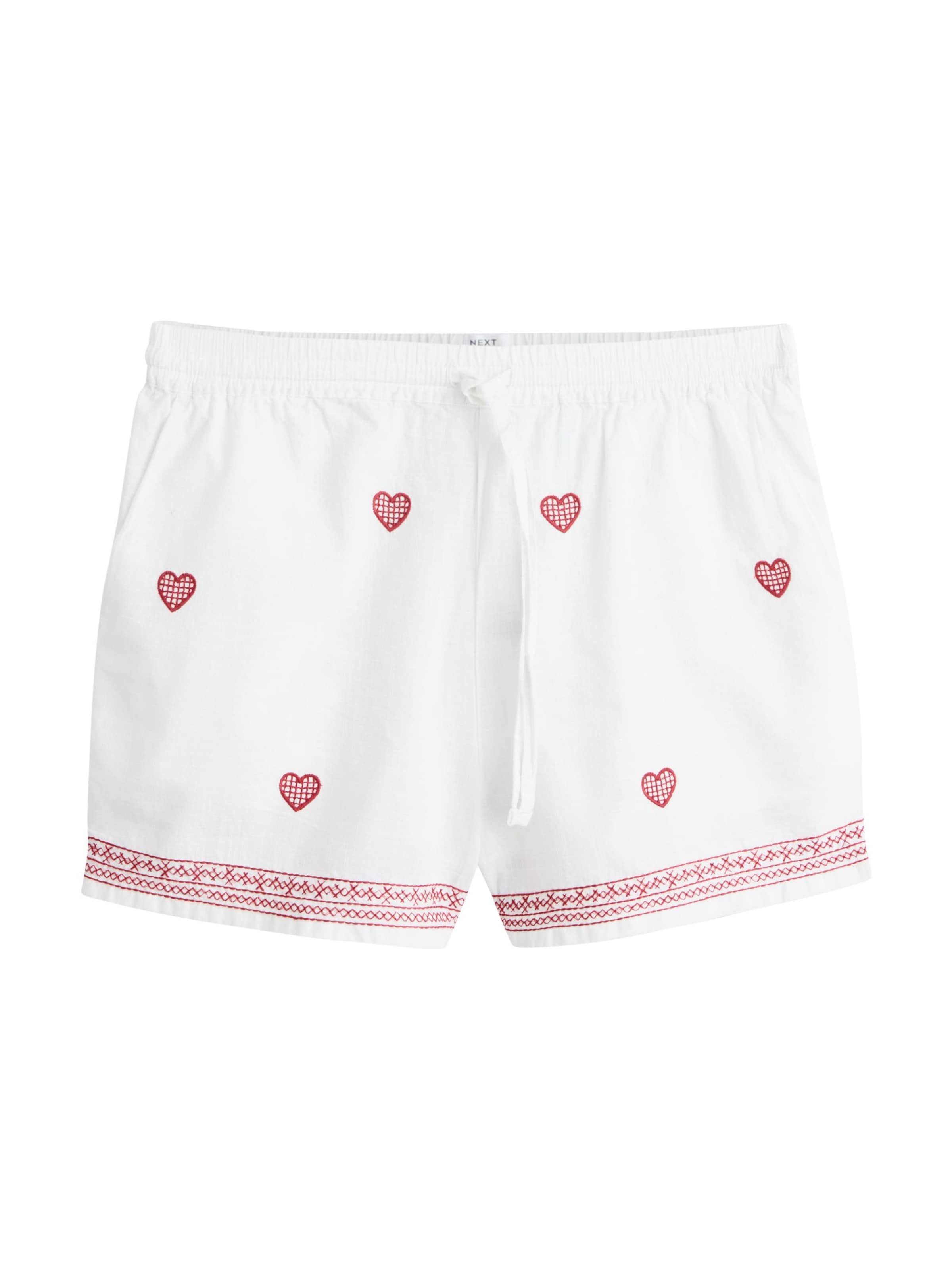 Next Kratke hlače za spanje | bela barva