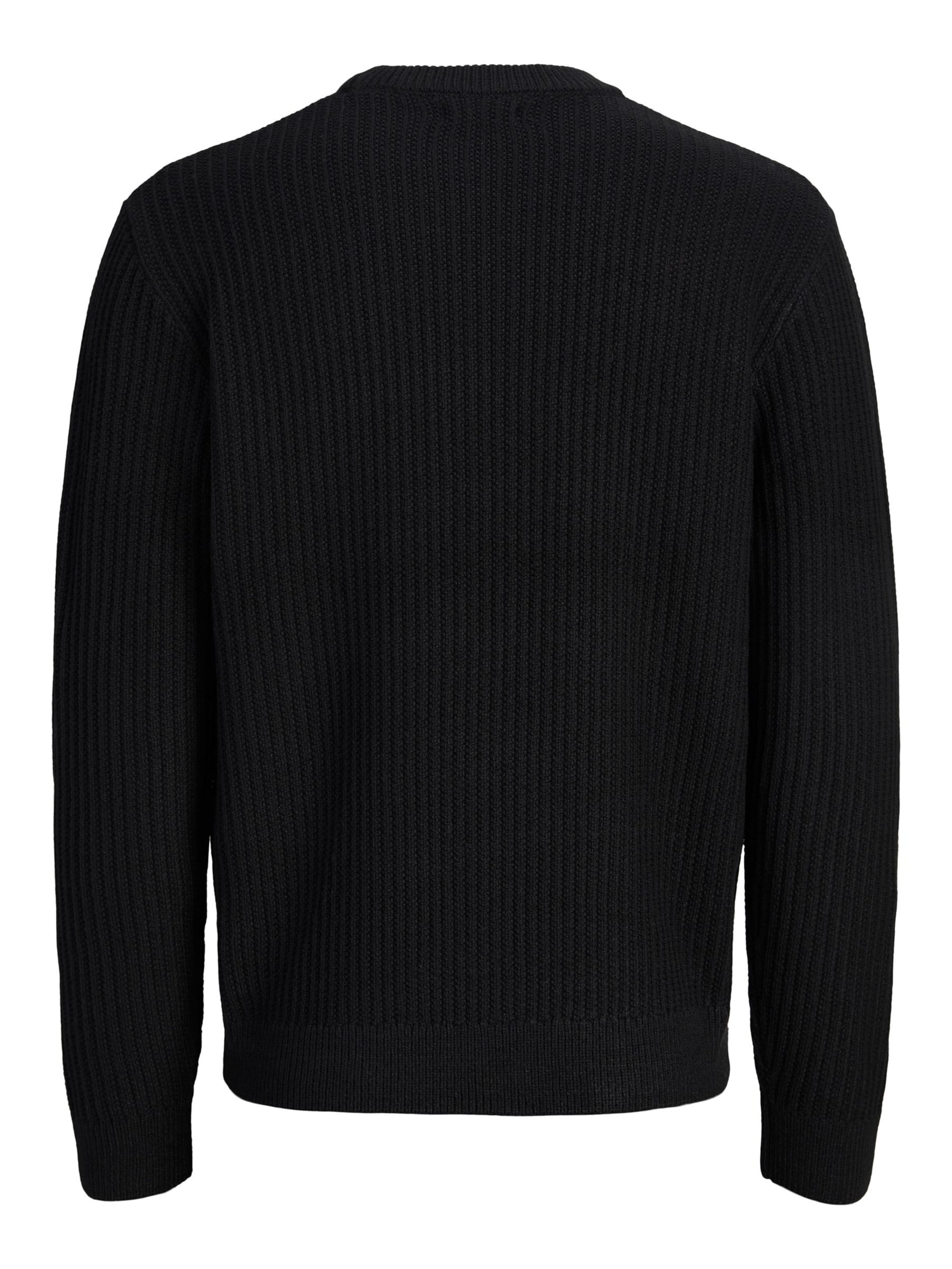 JACK & JONES Sweater 'JJSage' in Black