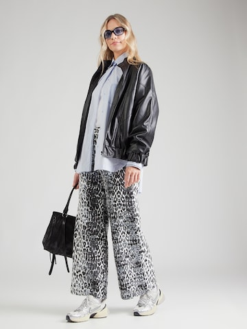 Wide Leg Jean 'Aris' OH APRIL en gris