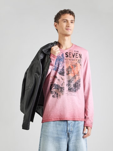CAMP DAVID Shirt in Red: front