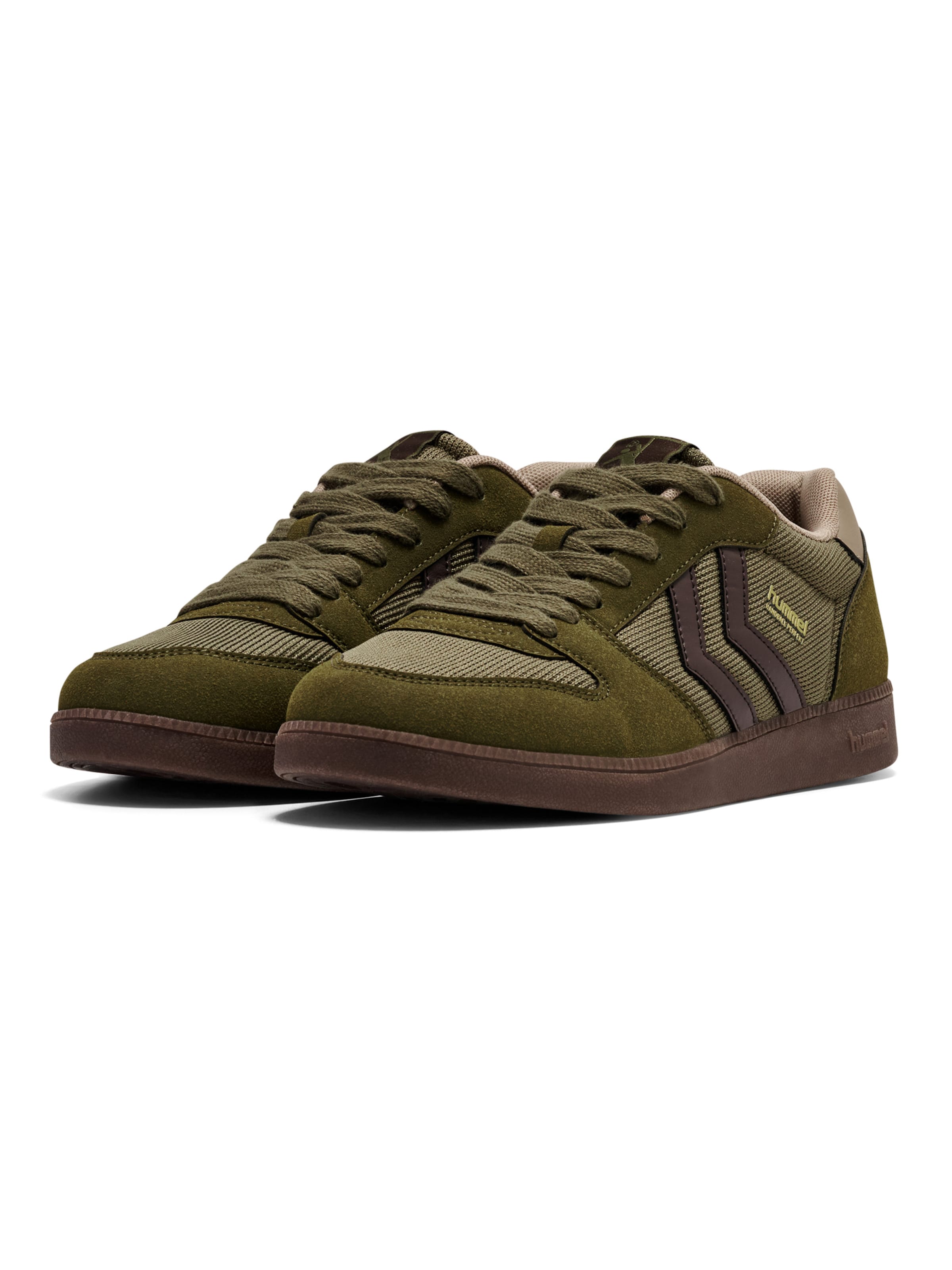 Baskets basses Hummel en vert
