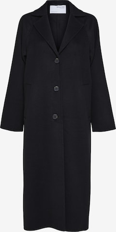 SELECTED FEMME Between-Seasons Coat in Black: front