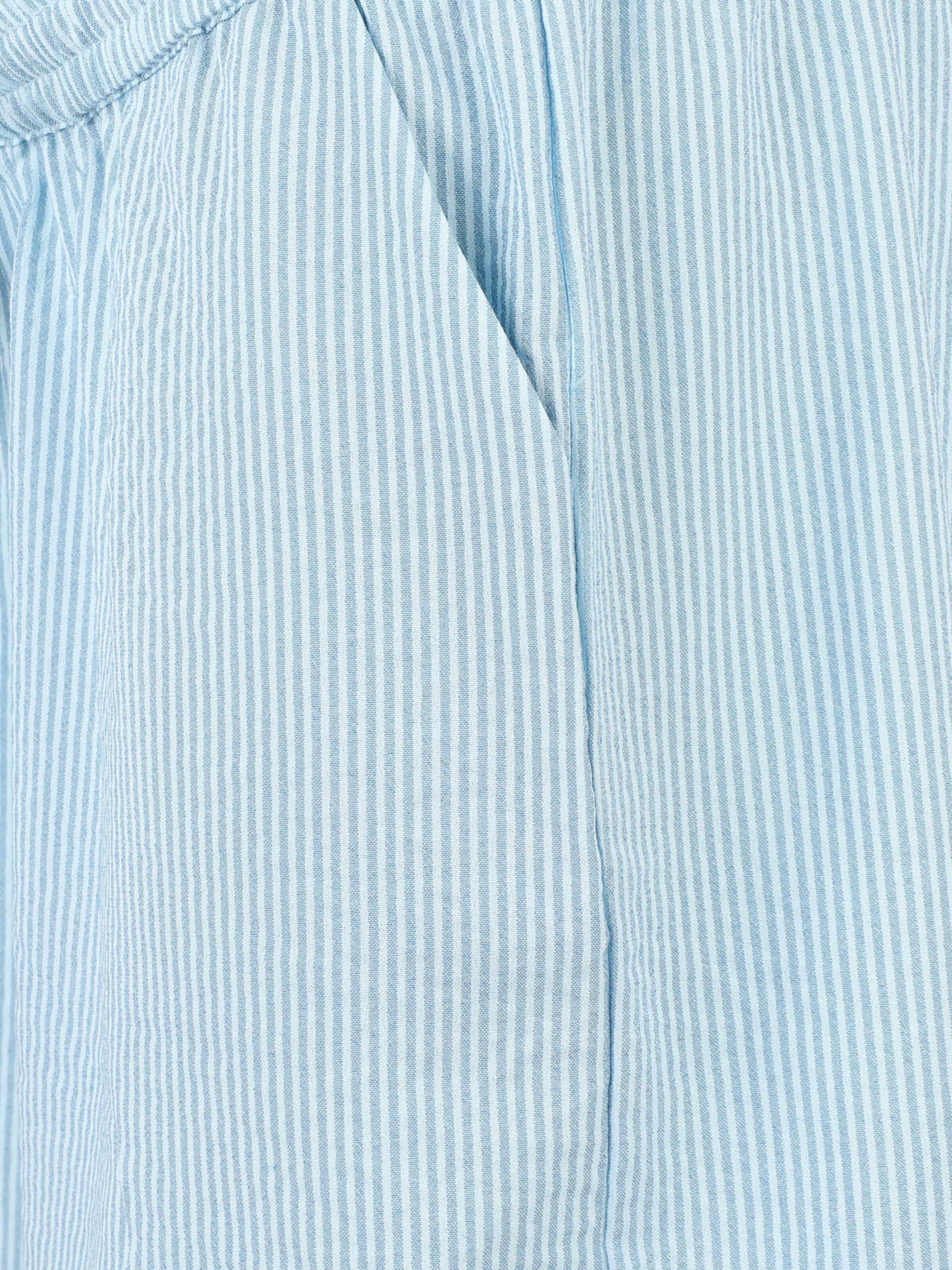 MAMALICIOUS Loose fit Trousers 'LOUIZA' in Blue