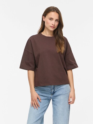 VILA Shirt 'VILYRICA' in Bruin: voorkant