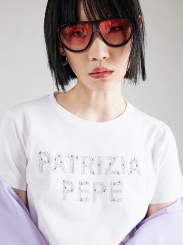 PATRIZIA PEPE T-Shirt 'MAGLIA' in Weiß