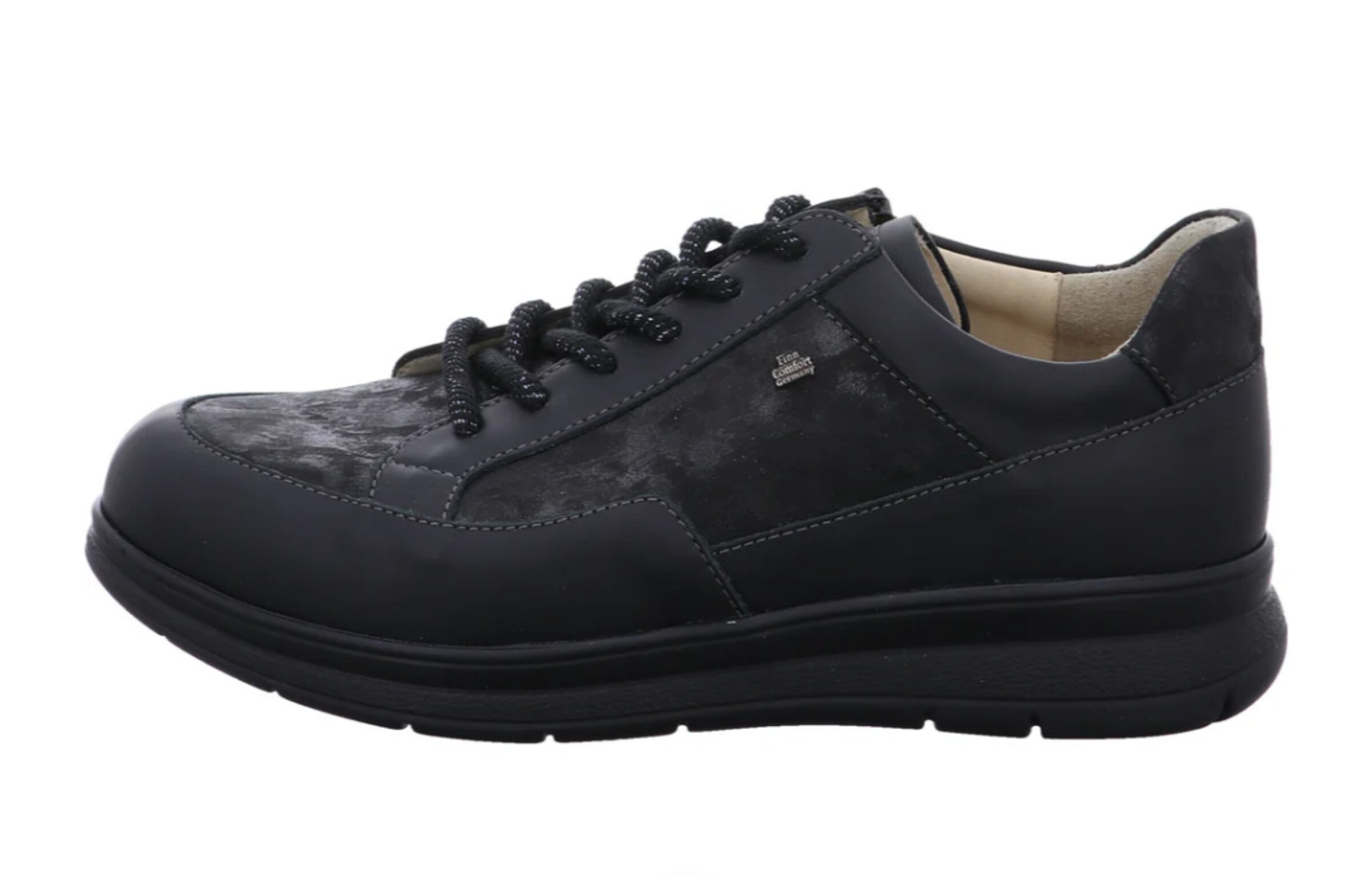Finn Comfort Schnürschuh in Schwarz