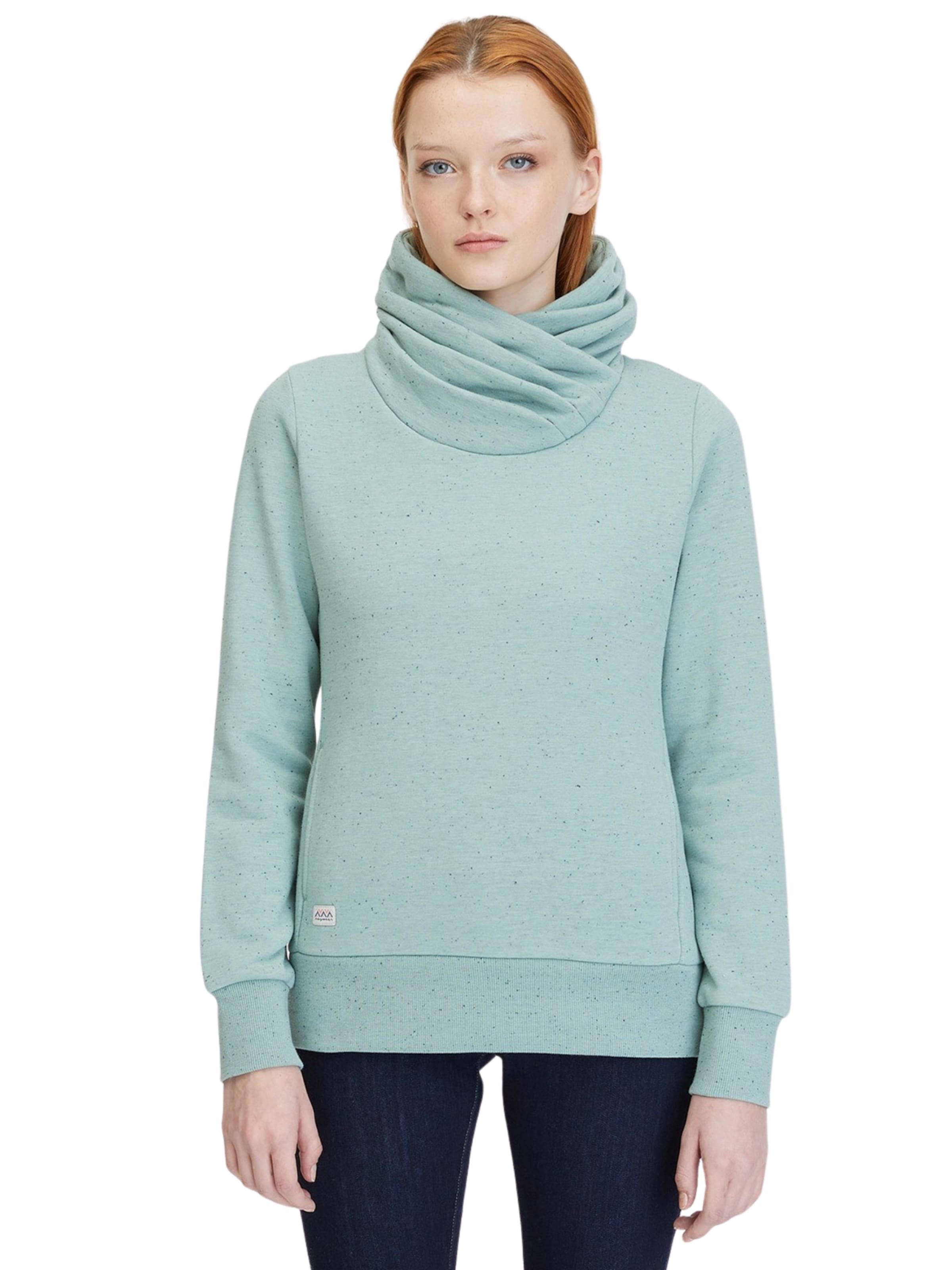 Felpa 'Anabeth' di Ragwear in verde: frontale