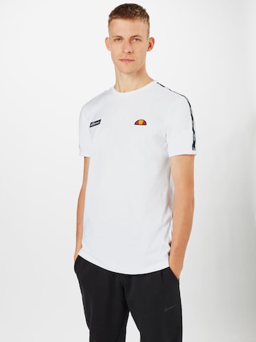ELLESSE - Regular Fit Camisa 'Fedora' em branco: frente