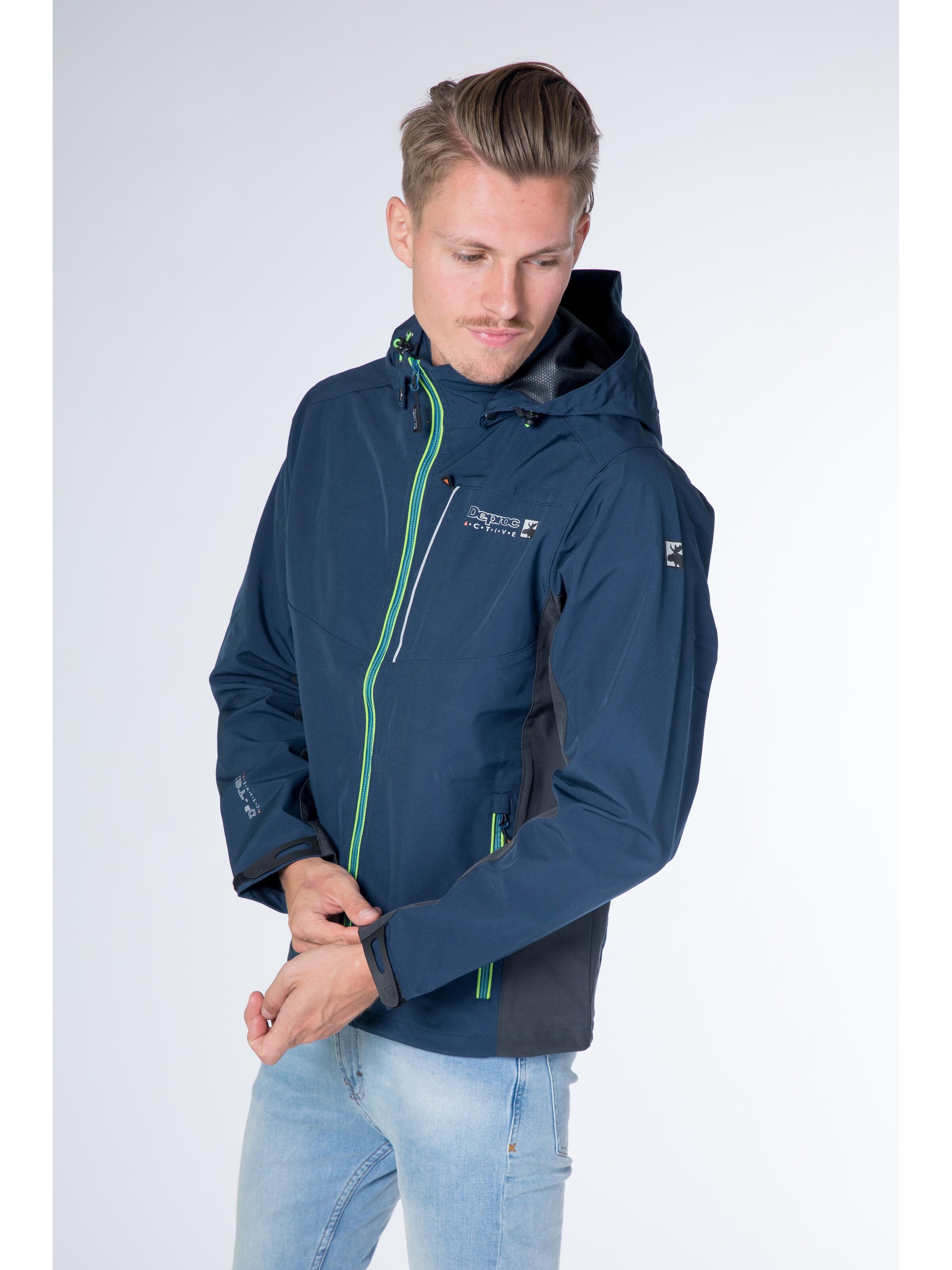 deproc Übergangsjacke 'NUNAVUT MEN'‌‌‌ in Blau: Vorderseite