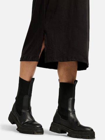 Liberte Essentiel Jurk ' ALMA-LS-TSHIRT ' in Zwart