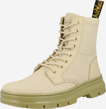 Stivaletto stringato 'Combs' di Dr. Martens in beige: frontale