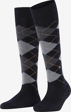 BURLINGTON Over the Knee Socks 'Whitby' in Black: front