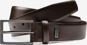 WILLEN Belt 'Glattledergürtel' in Brown: front