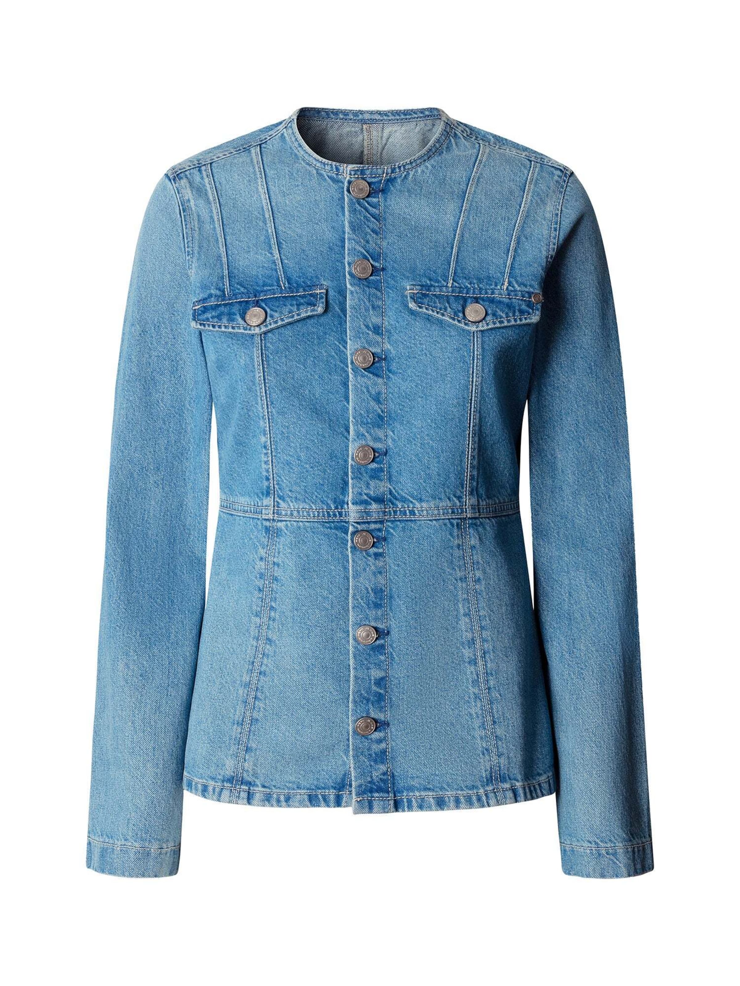 Veste mi-saison Pepe Jeans en bleu : devant