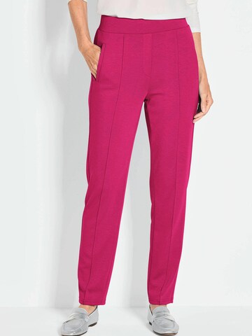 Effilé Pantalon Goldner en rose : devant