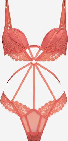 Hunkemöller Bodysuit 'Kali' in Orange: front