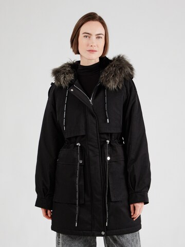 Parka invernale di QS in nero: frontale